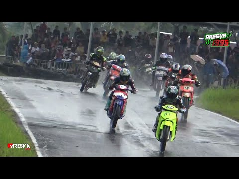 HUJAN TURUN RACE SEMAKIN SERUUU,!! FINAL BEBEK 2TAK STD TU 125CC PEMULA
