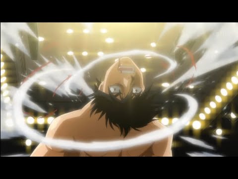 Arnie's Bloody Cross on Miyata | Hajime No Ippo