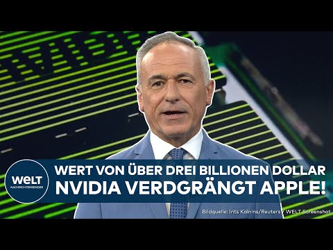 BOOM BEI KI: Meilenstein! Apple geschlagen! Nvidia ist an Börse nun über drei Billionen Dollar wert