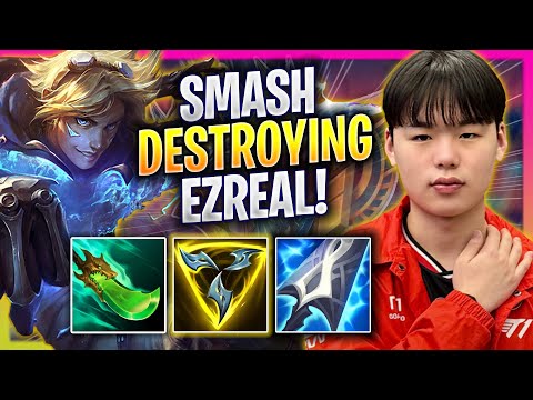SMASH DESTROYING WITH EZREAL! - T1 Smash Plays Ezreal ADC vs Aphelios! | Season 2025