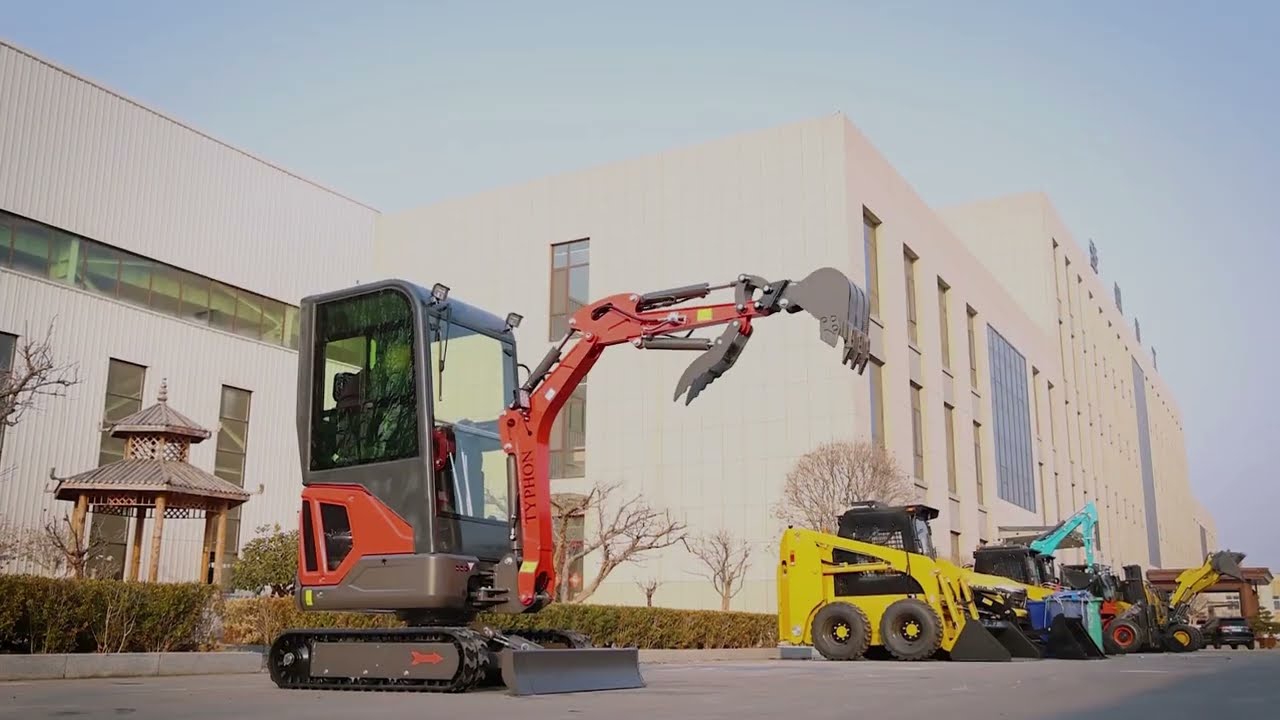 Experience TYPHON 18 Flex | Unrivaled Performance in Mini Excavation 4,000 lbs | TYPHON Machinery