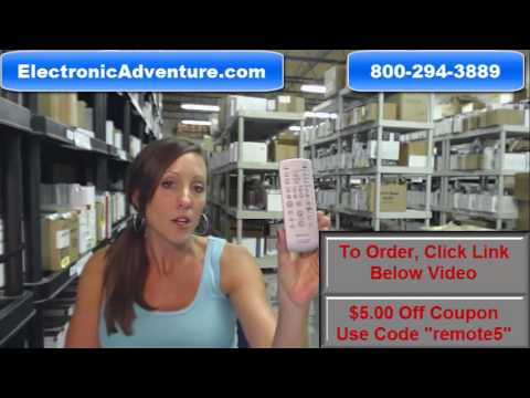 Original Sony RM-SC55 Audio Remote Control (A1169936A) Coupon $5 Off -- ElectronicAdventure.com