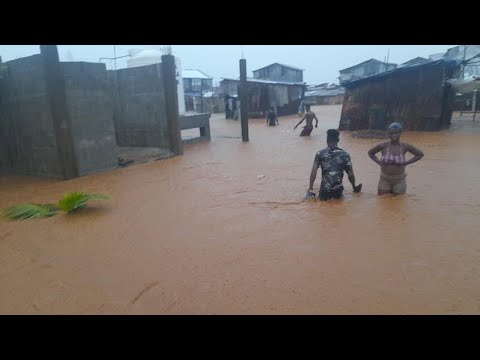 floods in Ferry Junction, Freetown