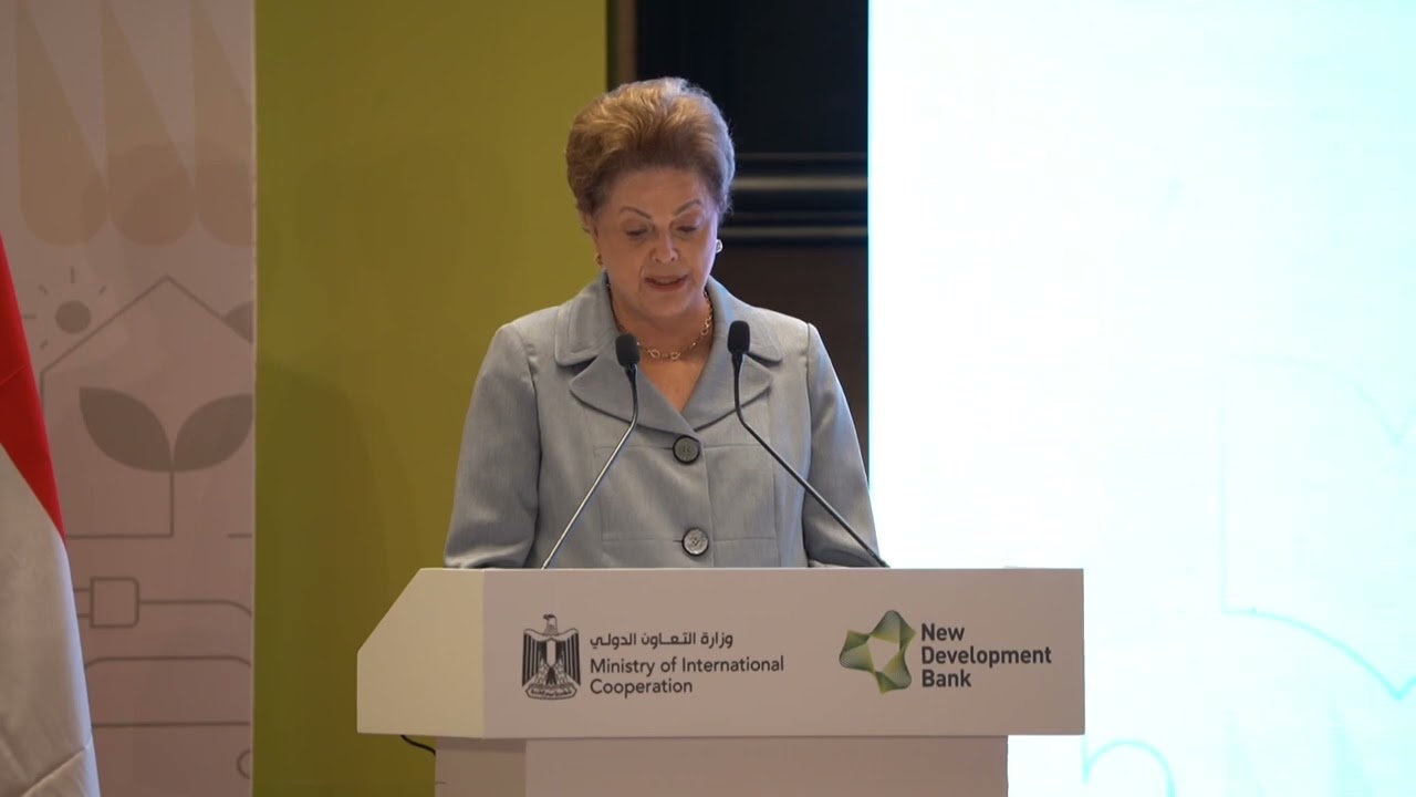 H.E. Ms. Dilma Rousseff, speaks at the opening ceremony of NDB’s inaugural seminar in Egypt