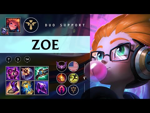 Zoe Support vs Rakan - NA Master Patch 25.24