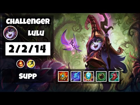 Lulu 11.8 Gameplay Challenger Replay S11 Support (2/2/14) - KOREAN