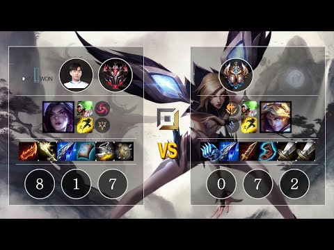 DWG Nuclear Kai'Sa vs Ezreal Bot - KR GrandMaster Patch 10.10