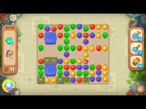 Gardenscapes level 13476 Gameplay #Bubunka