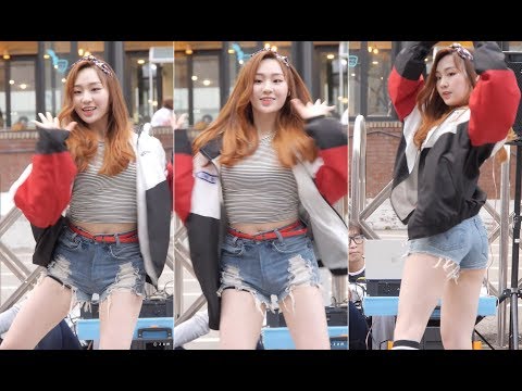 180928 슈가틴트 SugarTint 연수 - 데뷔곡 하트뿅 (홍대버스킹공연) 직캠 fancam by zam