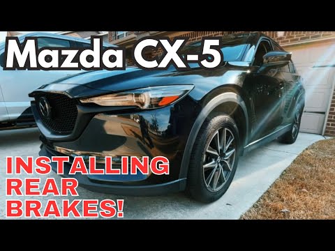 Mazda CX5 Rear Brakes DIY install! Powerstop Pads and Rotors! #mazdacx5 #powerstop