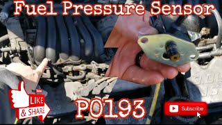 P0193 (fuel rail pressure sensor) Replace/ 2000-07 Ford Taurus 3.0L V6