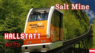 Salzwelten Hallstatt salt mine tour with funicular and wooden mine slide | Salzburg salt mine slide