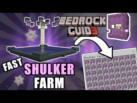 Prowl8413 - *NEW* FAST Shulker Farm! | Minecraft Bedrock Guide S3 EP37
