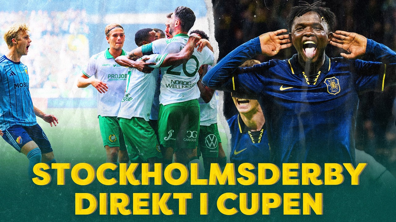 AIK vidare i cupen efter utklassning | Gusten Dahlin gästar | Kaosmatch i Brasilien – 23 röda kort