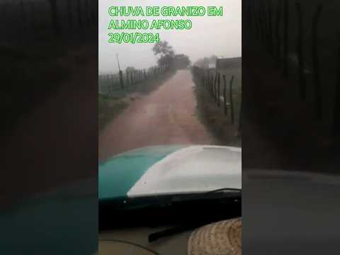 🇧🇷 CHUVA DE GRANIZO NO RIO GRANDE DO NORTE ( ALMINO AFONSO) 29/01/2024