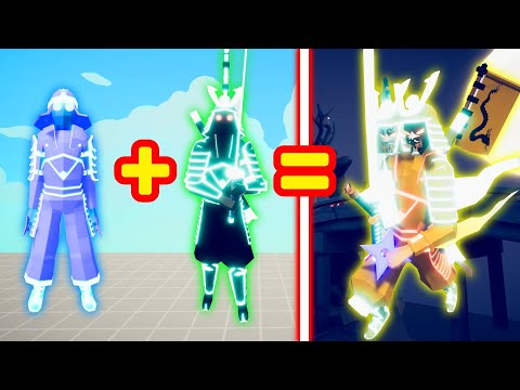 FUSION OF TIME SENSEI + NEON SHOGUN | TABS - Totally Accurate Battle Simulator