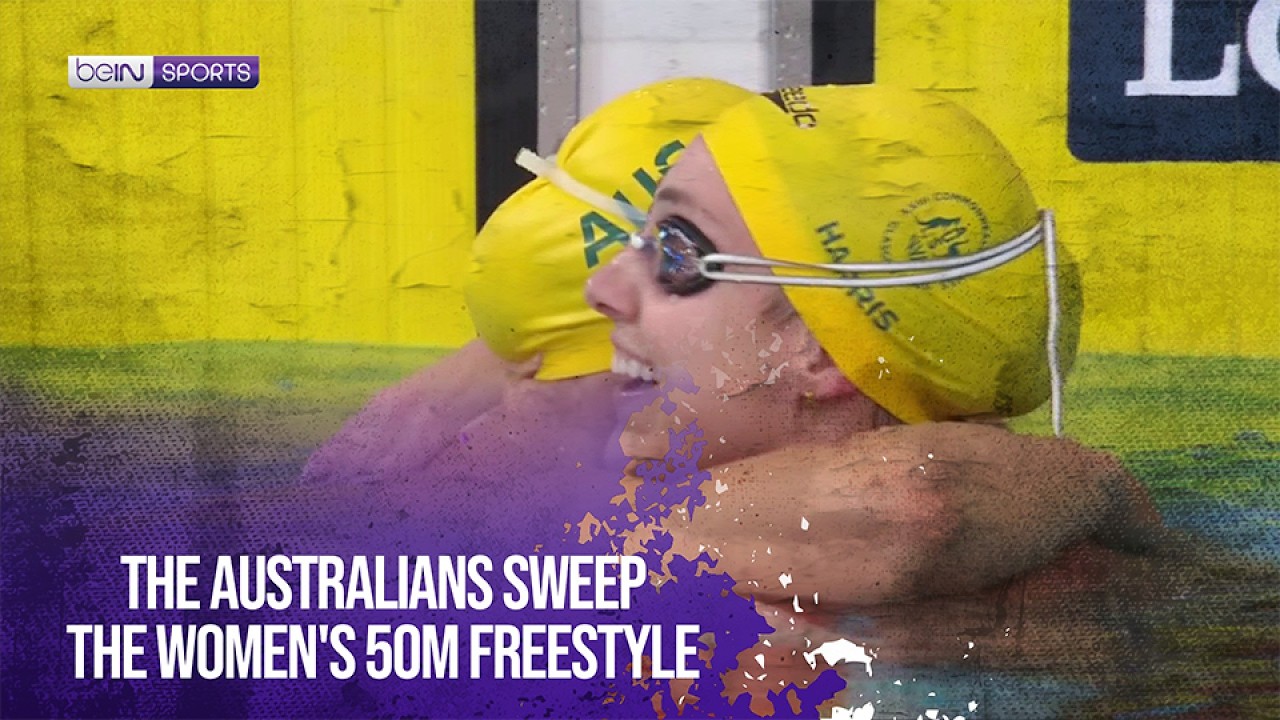 Swimming | Australia Sweeps Women's 50m Freestyle Podium at Commonwealth Games