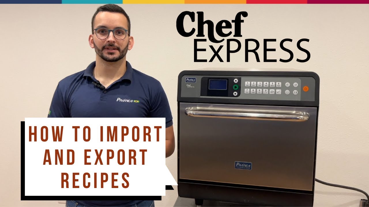 Chef Express - how to import and export recipes