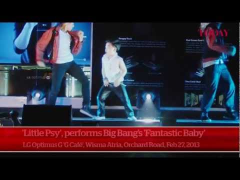 'Little Psy', performs Big Bang's 'Fantastic Baby'
