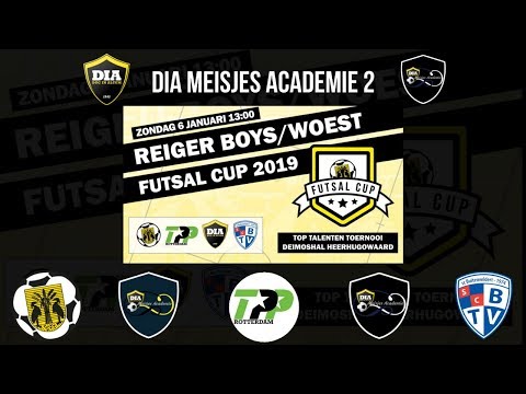FutsalCup2019 Poulewedstrijden DIA MeisjesAcademie Team2