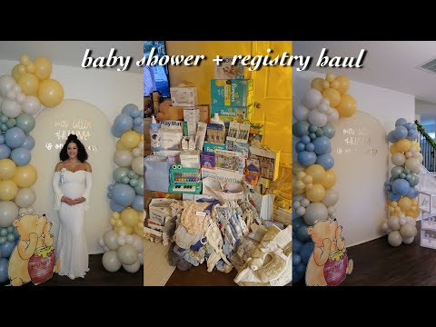 baby shower + registry haul! ♡ first time mom