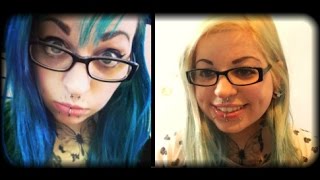 How to bleach & bleach bath out blue hair dye