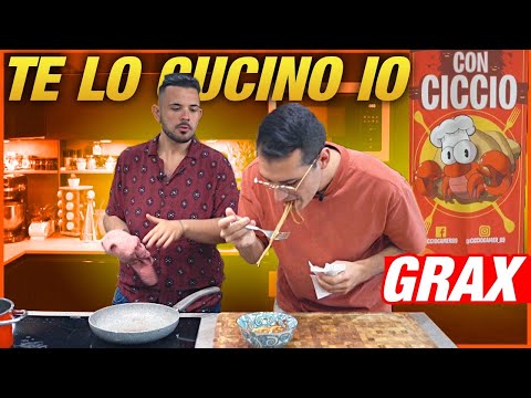 I INVITE GRAX TO MY KITCHEN, Spaghetti with Butter and Crispy Anchovies "I'll cook it for you"