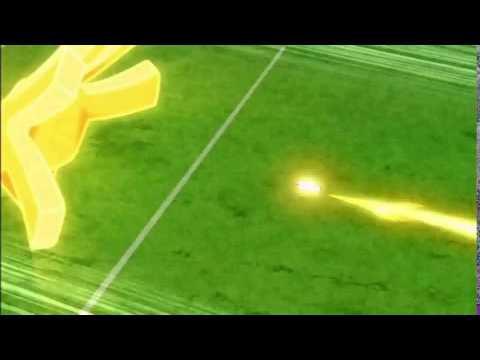 Endou using God Hand