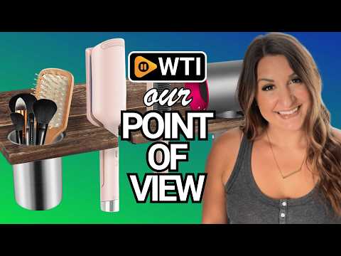 Hair Tool Organizer for Bathroom – Wall Mounted Hair Dryer Holder with Heat-Resistant Cups - WTI product video review