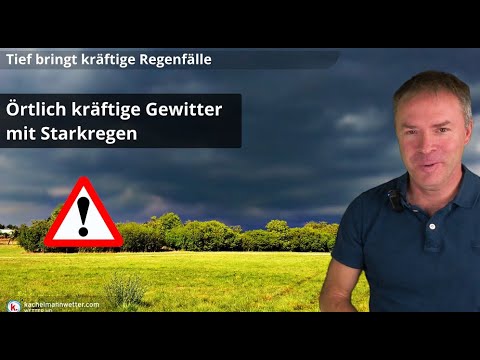 Mittwoch Gewitter mit Starkregengefahr - ab Donnerstag kühler