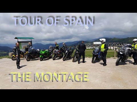 Spain Motorcycle Tour 2018 Giant Montage