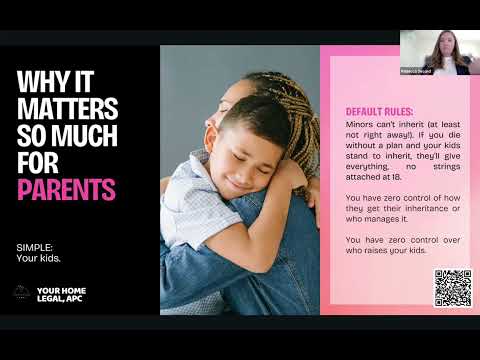 Finally Doing the Thing: Estate Planning for Parents Webinar