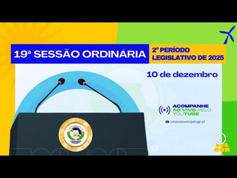 19ª SESSÃO ORDINÁRIA 