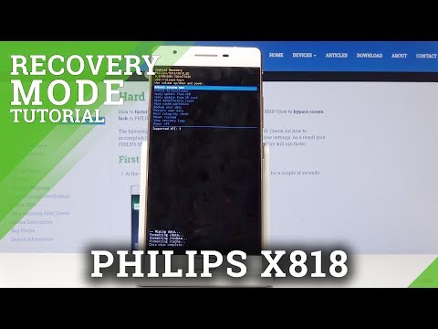 Recovery Mode in PHILIPS X818 – How to Open & Use PHILIPS Recovery