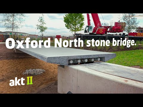 Oxford North Stone Bridge &ndash; proving natural stone as a modern structural material