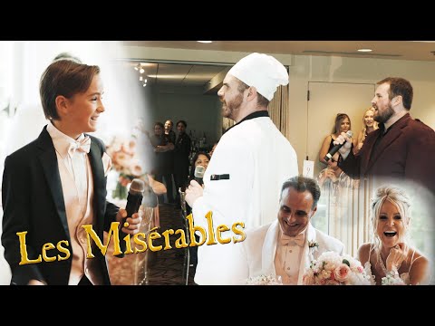 EPIC Wedding Les Mis FLASH MOB - One Day More! Watch until the surprise ending!!