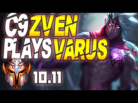 C9 Zven Plays Varus vs Aphelios Bottom Lane - 10.11