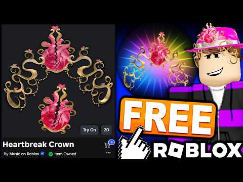 EVENT! HOW TO GET Heartbreak Crown & Pin! (ROBLOX The Block)