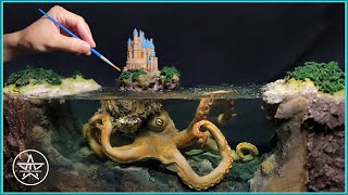 Isle Guardian Octopus | AmazingTrungX DIY Resin Diorama
