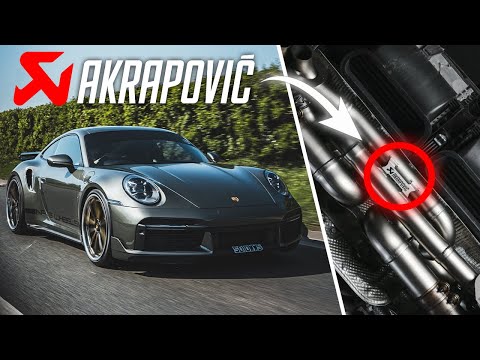 992 Porsche 911 Turbo S Exhaust Sound (Akrapovic Titanium Slip-On Race Line Exhaust System)