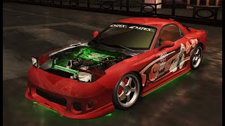 Need for Speed: Underground 2 - trunk and engine showcase