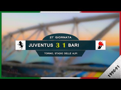 Serie A 1990-91, g27, Juventus - Bari
