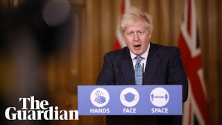 Coronavirus: Boris Johnson holds briefing on England&#39;s lockdown – watch live