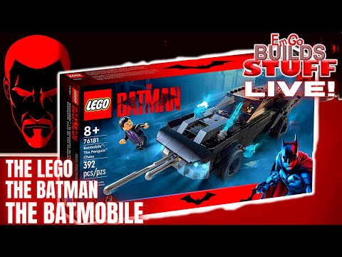 The LEGO The Batman The Batmobile: EmGo LIVE Builds Stuff