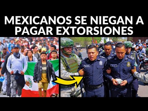 Mexicans refuse to be extorted and expose corrupt police officers