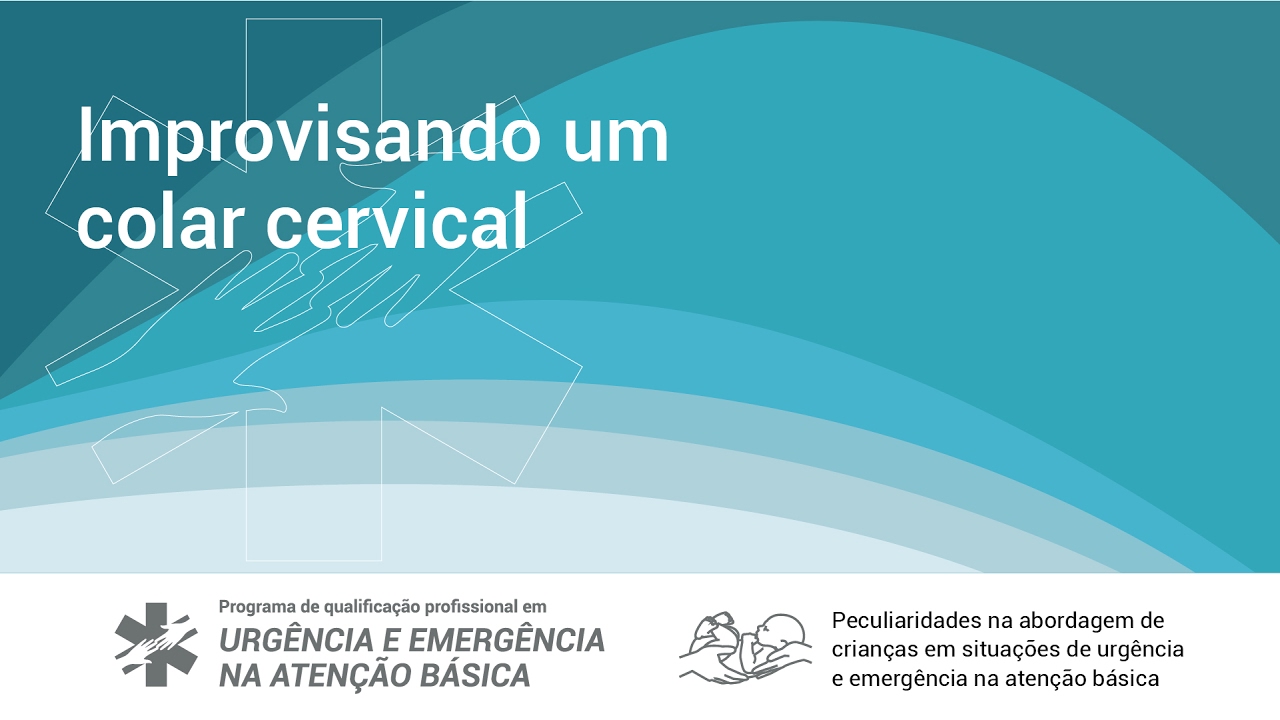 Improvisando um colar cervical