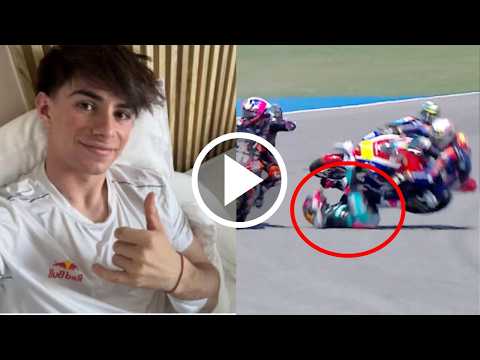 "SHOCKING Moto2 Crash! David Alonso’s Heart-Stopping Wreck, Sergio Garcia's Epic Fall