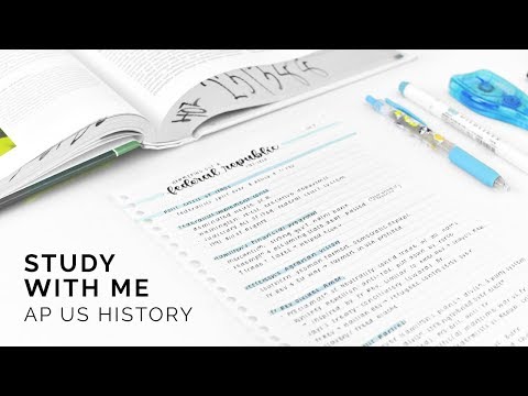 how i take history notes 📘 ap us history study with me