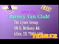 Barney And The Backyard Gang Fan Club TRAILER SUBSCRIBE