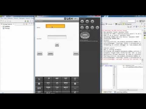 Android SQlLite Data Base Application (PhonBook)
